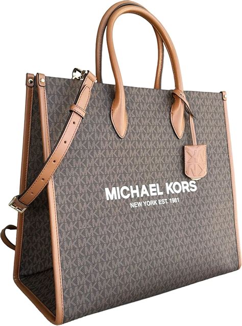 michael kors gold signature tote|Michael Kors mirella large tote.